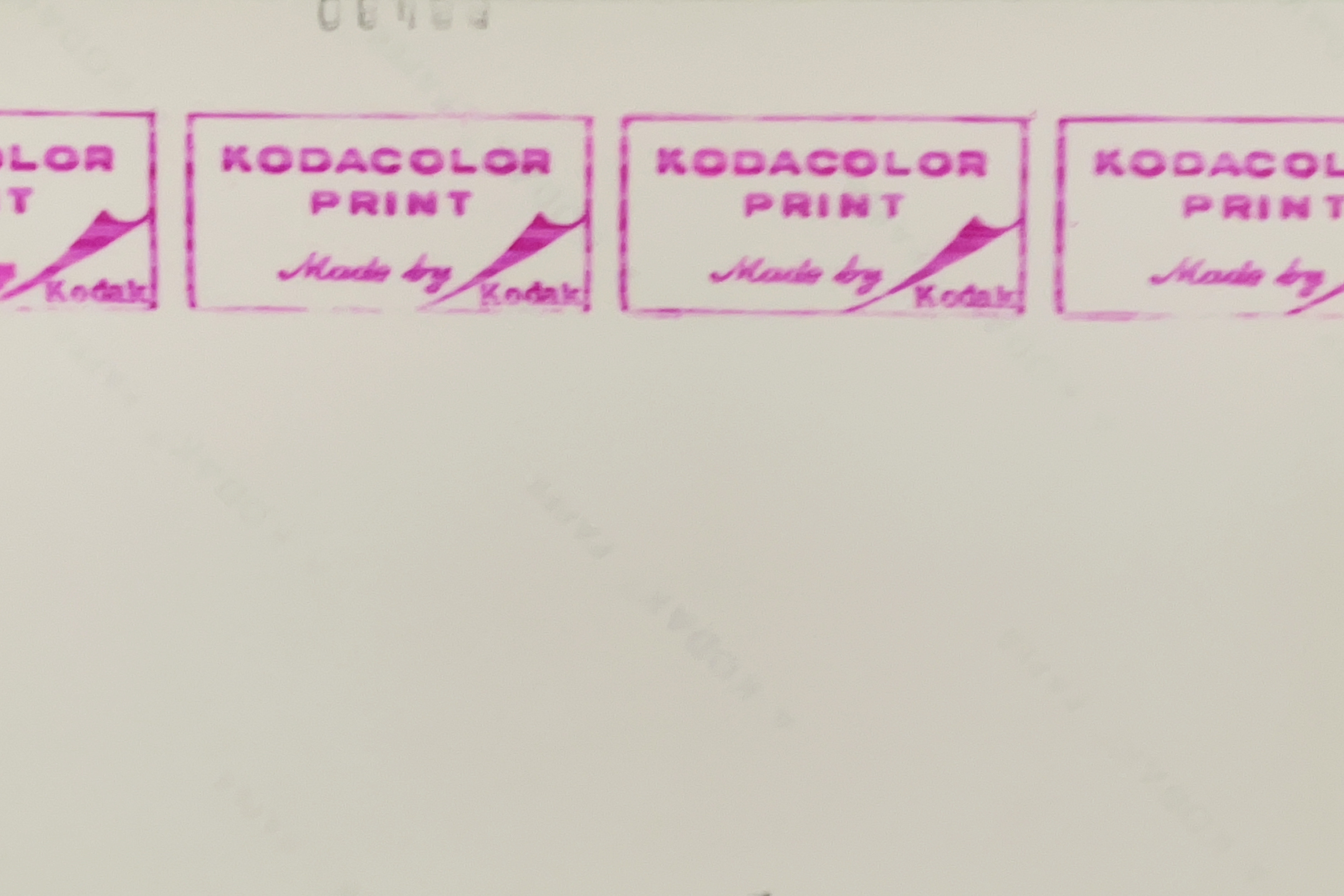 Kodacolor print back